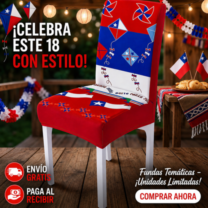 Set 6 Fundas Silla para Fiestas Patrias